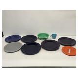 9 Pieces of Vintage Fiesta Ware Dishes