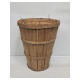 Primitive Wooden Apple Basket