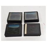 Early Color Glass Railroad Projector Slides