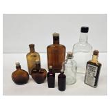 Assorted Early Glass Bottles