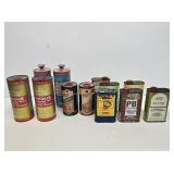 Black Powder Advertising Tins