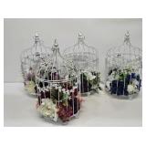 4 Wire Bird Cage Centerpieces