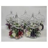 5 Wire Bird Cage Centerpieces