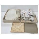 Assorted Lace Work & Doilies