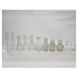 12 Glass Oil Lamp Chimneys