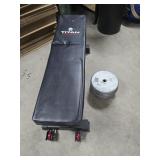 Titan Fitness Weight Bench with Weights