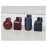 Uhl Pottery Miniature Stoneware Jugs