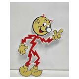 Reddy-Kilowatt Die Cut Enameled Sign