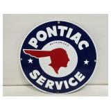 Pontiac Service Ande Rooney SSP Round Sign