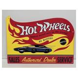 Hot Wheels Dealer Enameled Sign