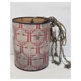 Vintage Budweiser Beer Hanging Light