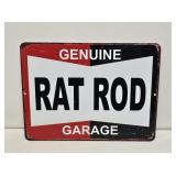 Rat Rod Garage Metal Sign