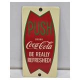 Coca-Cola SSP Door Push Sign