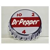 Dr. Pepper Bottlecap Enameled Sign