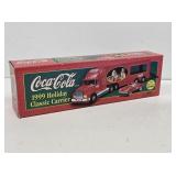 NIB 1999 Coca-Cola Holiday Carrier Semi Truck Toy