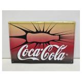 Coca-Cola Embossed Metal Sign