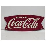 NOS Coca-Cola Fishtail Rack Sign