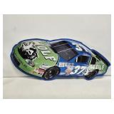 Timber Wolf Nascar Embossed Metal Sign