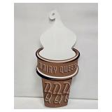 Dairy Queen Die Cut Enameled Sign