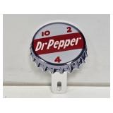 Dr. Pepper Enameled Plate Topper