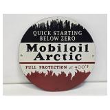 Mobiloil Arctic SSP Round Sign