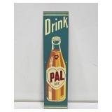NOS Pal-Ade Painted Door Push Sign