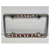 Seattle Central Pontiac License Plate Bracket