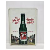 7-Up Soda Metal Sign