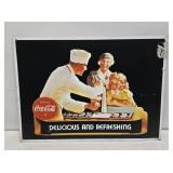 Coca-Cola Metal Sign