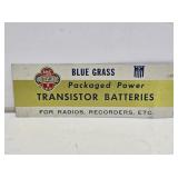 Bluegrass Transistor Batteries Rack Sign