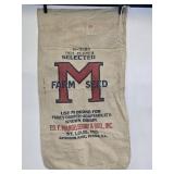 M Brand Farm Seed Canvas Bag
