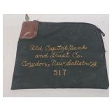 Old Capital Bank Corydon, IN Locking Bank Bag