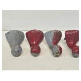 4 Cast Iron Bath Tub Claw Feet
