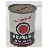 NOS Havoline Motor Oil Coin Bank