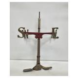 Primitive Cast Aluminum Weathervane