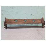 Primitive Wooden Hanging Quilt Rack