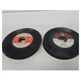 Vintage 45 RPM Records No Jackets