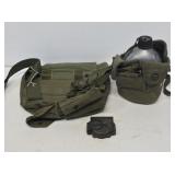 Military Bag, Canteen & Compass