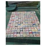 Early Hand Stitched Bow Tie Quilt