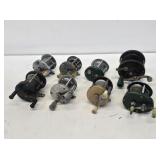 8 Vintage Baitcasting Fishing Reels