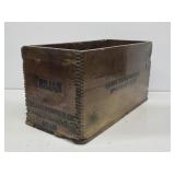 Trojan Powder Wooden Advertising Crate