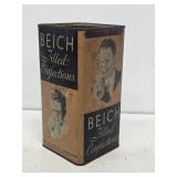 Early Beich Confections Advertising Tin