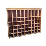 Large Wooden Pigeon Hole Cabinet