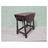 Small Cherry Drop Leaf End Table