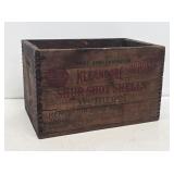 Remington Shot Gun Shells Wooden Crate