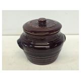 Mar-Crest Brown Stoneware Cookie Jar