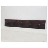 Early Primitive Wooden Coat Rack
