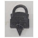 Keen Kutter Brass Padlock with Key
