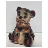 Early Chalk Bear Coin Bank