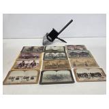 Early Stereoviewer with Military Cards